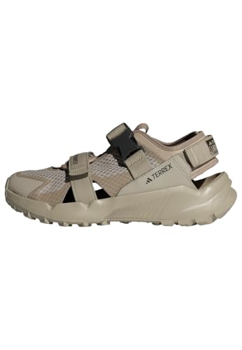 adidas Unisex Terrex Hydroterra at Sandals Wanderschuhe, Wonder Beige/Wonder Beige/Core Black von adidas