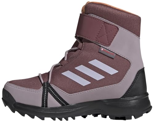 adidas Unisex Terrex Snow Hook-and-Loop Cold.RDY Winter Shoes Trailrunning-Schuhe, Quiet Crimson/Silver Dawn/Amber Tint, 35 EU von adidas