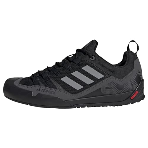 adidas Unisex Terrex Swift Solo 2.0 Hiking Shoes Sneaker, Core Black Grey Three Grey Six, 46 EU von adidas