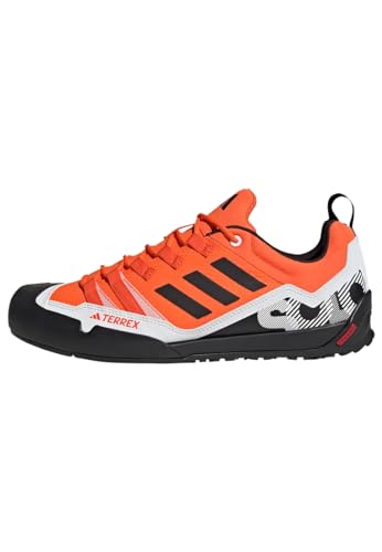 adidas Unisex Terrex Swift Solo 2.0 Hiking Shoes Sneaker, Orange/Core Black/Crystal White, 38 EU von adidas