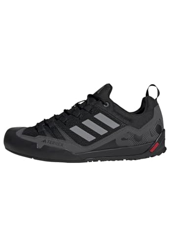 adidas Unisex Terrex Swift Solo 2.0 Hiking Shoes Sneaker, Core Black Grey Three Grey Six, 40 EU von adidas