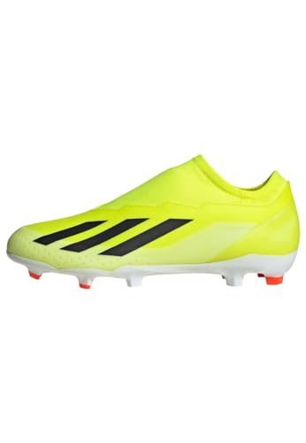 adidas Unisex X Crazyfast.3 Ll Fg Sneaker, Team Solar Yellow 2 Core Black Ftwr White, 38 EU von adidas