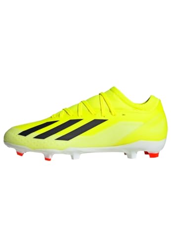 adidas Unisex X Crazyfast League FG Fußballschuhe, Solar Yellow/Core Black/Cloud White von adidas
