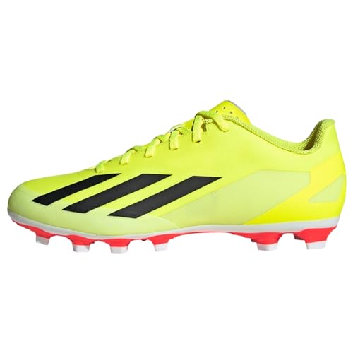 adidas Unisex X Crazyfast.4 Sneaker, Team Solar Yellow 2/Core Black/FTWR White, 40 EU von adidas