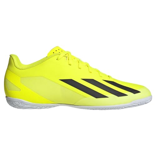 adidas Unisex X Crazyfast Club Indoor Boots Fußballschuhe, Solar Yellow/Core Black/Cloud White, 44 2/3 EU von adidas
