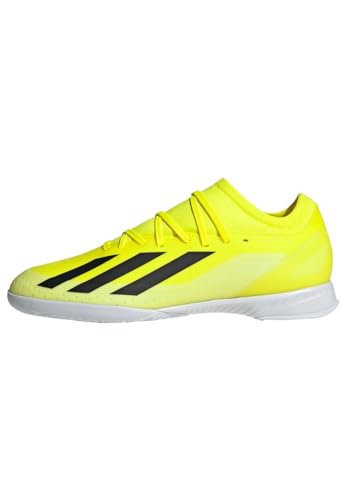 adidas Unisex X Crazyfast League Hallenstiefel Sneaker, Solar Yellow Core Black Cloud White, 45 1/3 EU von adidas