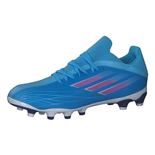 adidas Unisex X Speedflow.2 MG Football Shoe, Sky Rush/Team Shock Pink/Cloud White, 42 2/3 EU von adidas