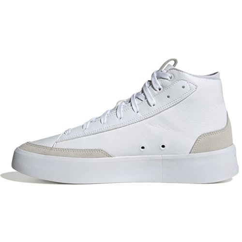 Adidas Unisex Znsored Hi Prem Leather Shoes-Mid (Non-Football), FTWR White/FTWR White/FTWR White, 45 1/3 EU von adidas