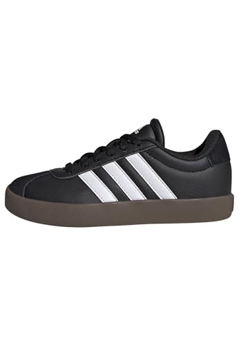 adidas VL Court 3.0 Shoes Kids Schuhe, Core Black/Cloud White/Gum, 30.5 EU von adidas