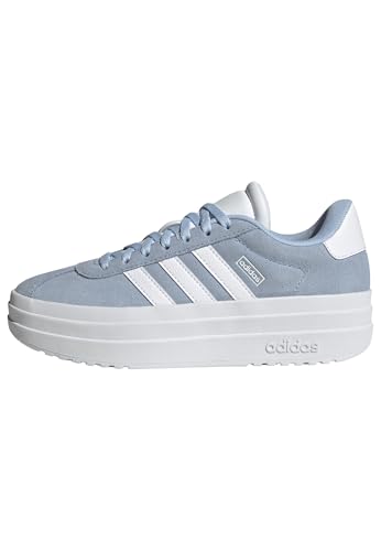 adidas VL Court Bold Shoes JUNIOR Sneaker, Glow Blue F19/ftwr White/FTWR White, 21 EU von adidas