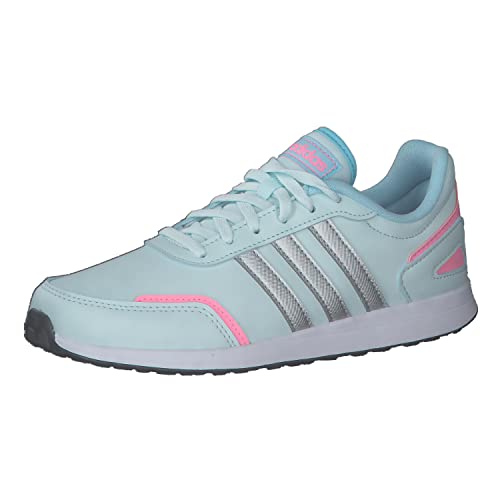 Adidas VS Switch 3 K Sneaker, Almost Blue/Silver met./Beam pink, 36 EU von adidas