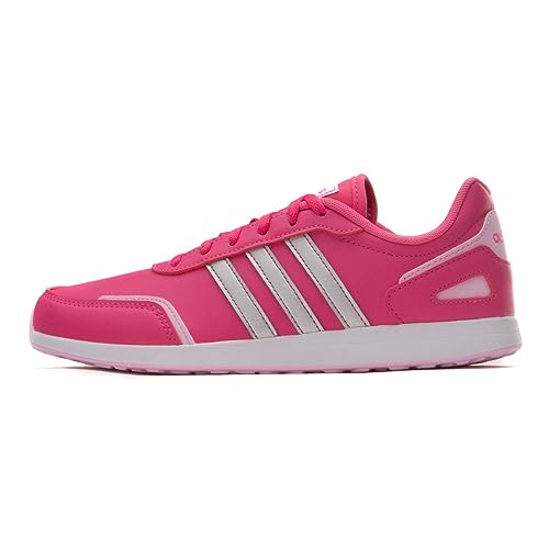 adidas VS Switch 3 Lifestyle Running Lace Shoes Sneakers, Pulse Magenta/Silver met./Orchid Fusion, 33 EU von adidas