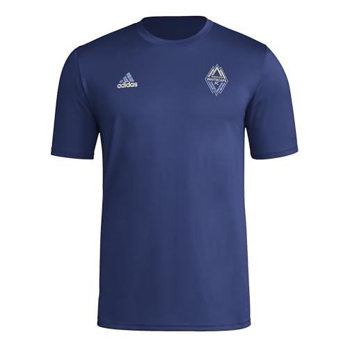 adidas Vancouver Whitecaps Kurzarm-T-Shirt für Herren, Team Navy Blue/Vancouver Whitecaps, XXL von adidas