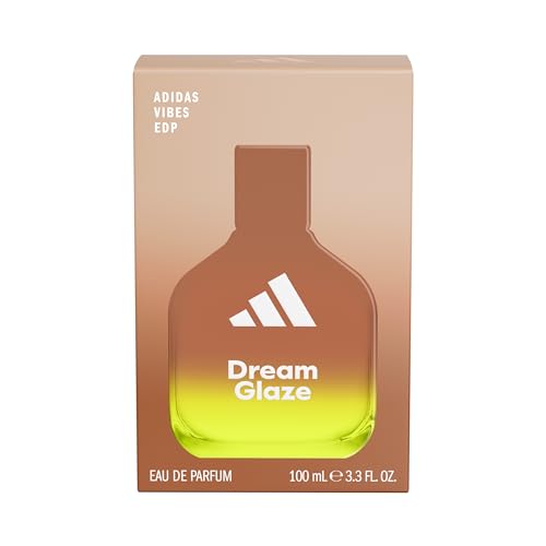 adidas Vibes Dream Glaze Eau de Parfum für alle. Bequem und entspannend, langanhaltender Duft, Noten von dunkler Schokolade und Haselnusspaline, 100 ml von adidas