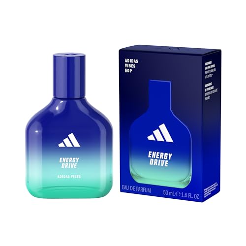 adidas Vibes Energy Drive Eau de Parfum, für alle, energetisierend und faszinierend, langanhaltender Duft, Kardamom und rosa Pfeffer, 50 ml von adidas