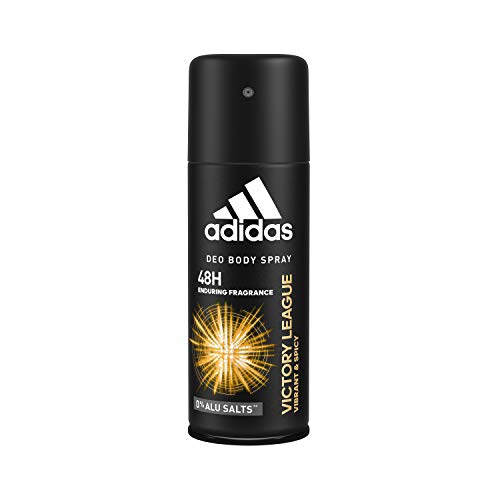 adidas Victory League Deo Body Spray für Herren - dauerhafter Schutz vor Gerüchen und Schweiß bis zu 48 Stunden lang, 6er Pack (6 x 150 ml) von adidas