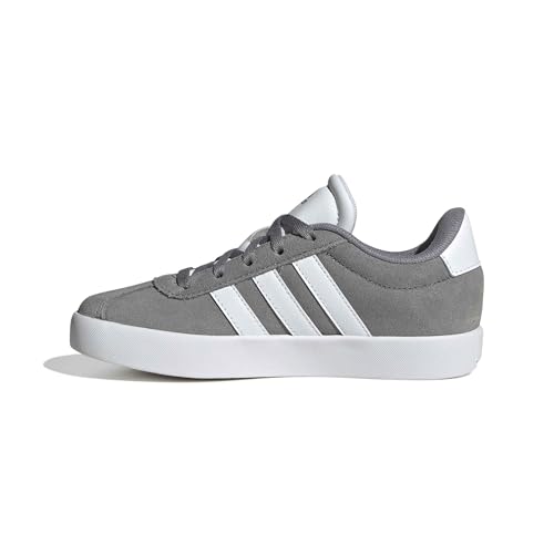 adidas Unisex Kinder VL Court 3.0 Shoes, Grey Three/Cloud White/Grey Two, 33 1/2 EU von adidas