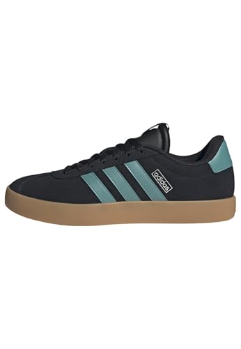adidas Vl Court 3.0 Shoes Herren Schuhe, Core Black Powder Teal Silver Met, 36 EU von adidas