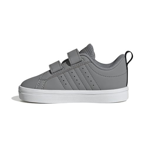 adidas VS Pace 2.0 Hook and Loop Shoes Kids Schuhe, Grey Three/core Black/Cloud White, 34 EU von adidas