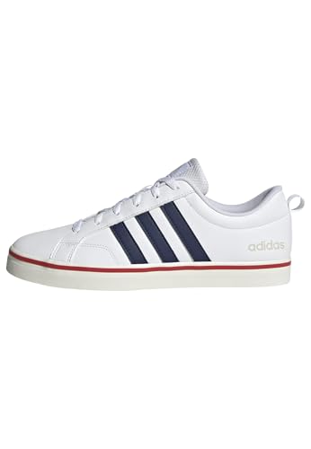 adidas Vs Pace 2.0 Shoes Herren Schuhe, FTWR White Dark Blue Better Scarlet, 40 EU von adidas