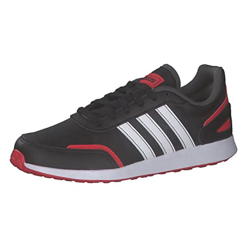 adidas VS Switch 3 Lifestyle Running Lace Shoes Sneaker, core Black/FTWR White/Vivid red, 40 EU von adidas