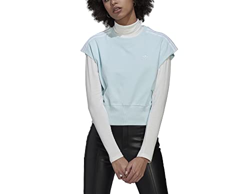 adidas Waist Cinch Women T-Shirt (38, Almost Blue) von adidas