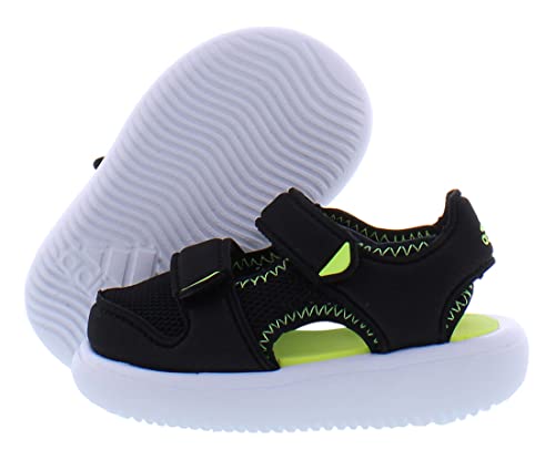 adidas Water Sandal Ct Baby Boys Shoes Size 9, Color: Black/Neon von adidas