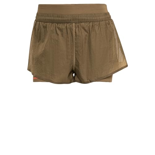 adidas Women's Adi365 H.Koumori Running 2-In-1 Shorts Olive Strata L von adidas