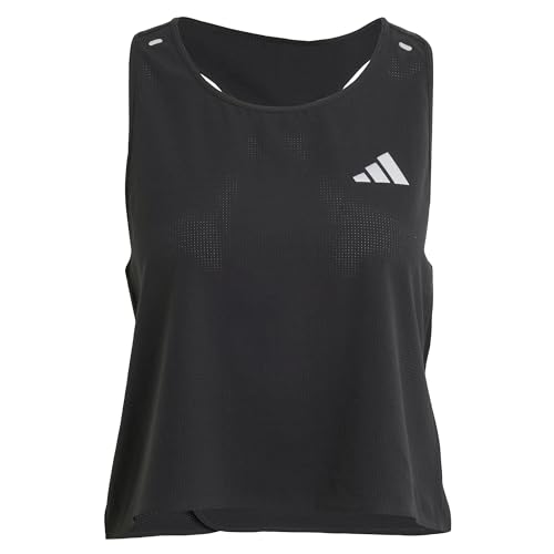 adidas Women's Adi365 Running Climacool+ Crop-Top Black XS von adidas