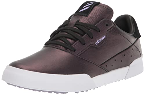 adidas Women's Adicross Retro Spikeless Golf Shoes, Core Black/Magic Lilac/Footwear White, 6.5 von adidas