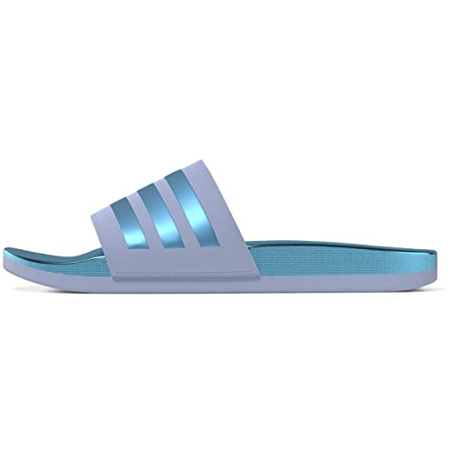 adidas Women's Adilette Comfort Slides Sandal, Blue Dawn/Blue Fusion Metallic/Blue Dawn, 38 2/3 EU von adidas