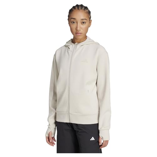 adidas Women's Designed 4 Training Kapuzenjacke Beige M von adidas