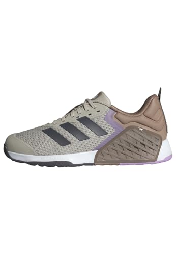 adidas Women's Dropset 3 Trainingsschuhe Beige/Grey Strata/Powder Plum 44 von adidas