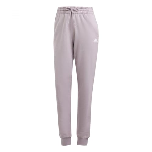 adidas Women's Essentials Linear French Terry Cuffed Pants Jogginghose, preloved fig, XL von adidas