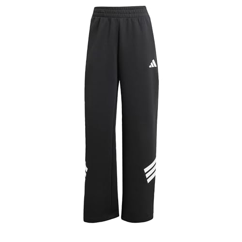 adidas Damen Future Icons Three Stripes Open Hem Pant Hose, Schwarz, M von adidas