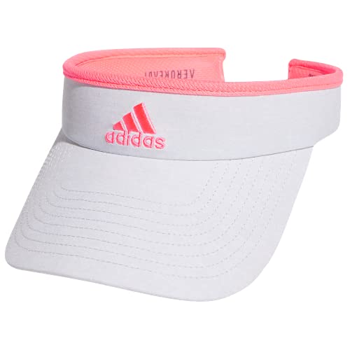 adidas Women's Match Visor, Jersey Hats White/Acid Red, One Size von adidas