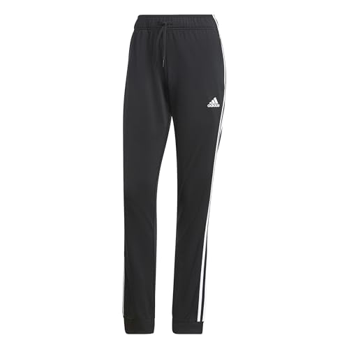 adidas Women's Plus Size Essentials Warm-Up Slim Tapered 3-Stripes Tracksuit Bottoms, Black, 4X von adidas