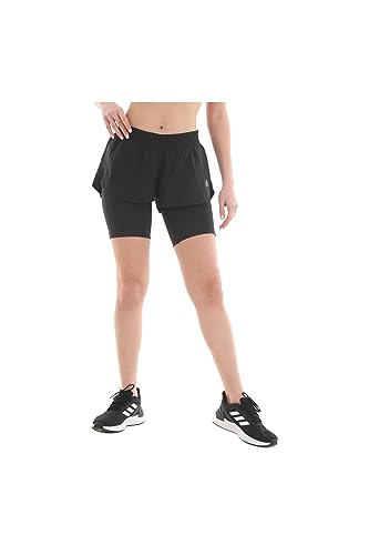 Adidas Women's RI 3B 2IN1SHORT Shorts, Black, XS von adidas