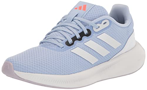 adidas Women's Run Falcon 3.0 Sneaker, Blue Dawn/Zero Metallic/Silver Dawn, 10 von adidas