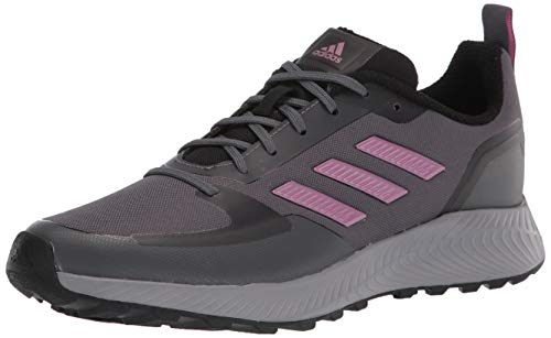 adidas Women's Runfalcon 2.0 Trail Running Shoe, Grey/Cherry Metallic/Grey, 8.5 von adidas