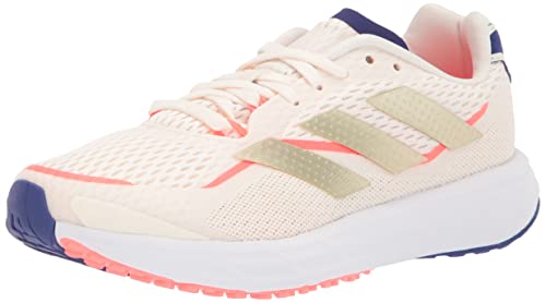 adidas Women's SL20.3 Running Shoe, Chalk White/Sandy Beige Metallic/Turbo, 8 von adidas