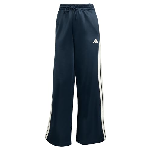 adidas Women's Stadium 3-Streifen Trainingshose Aurora Ink/Off White XS von adidas