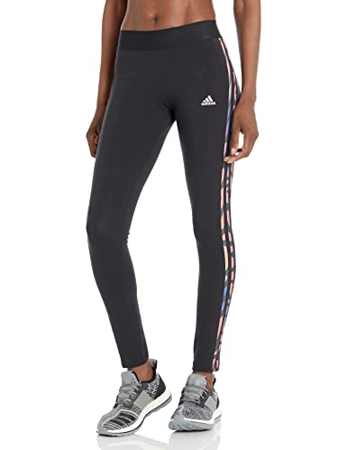 adidas Women's Standard Loungewear Essentials 3-Stripes Leggings, Black, Small von adidas