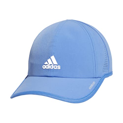 adidas Women's Superlite Relaxed Fit Performance Hat, Blue Fusion/White, One Size von adidas