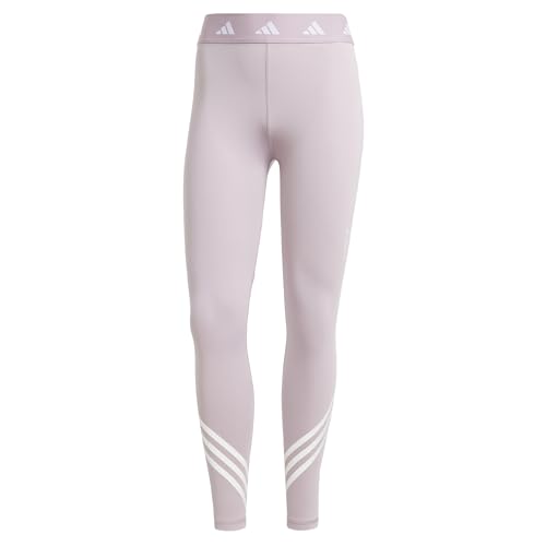 adidas Women's Techfit 3-Stripes Leggings, Preloved Fig, XS von adidas