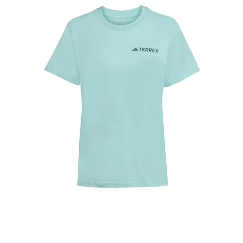 adidas Women's Terrex Graphic T-Shirt Semi Flash Aqua M von adidas