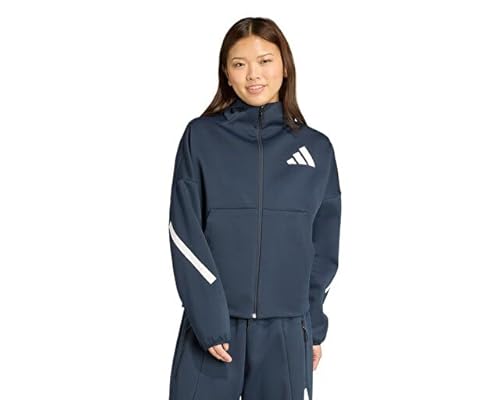 adidas Women's Z.N.E. Zip-Hoodie Aurora Ink L von adidas