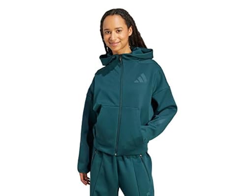 adidas Women's Z.N.E. Zip-Hoodie Aurora Ivy M von adidas