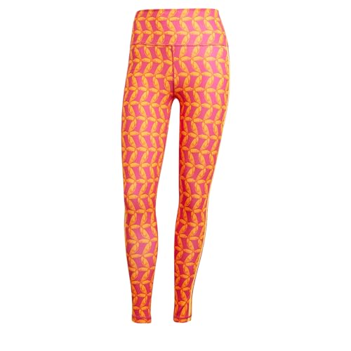 adidas Women's x Farm Rio 7/8-Leggings Bright Orange/Bold Pink M von adidas