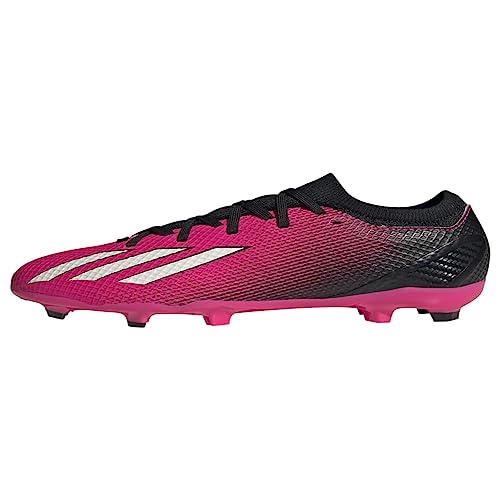 adidas X SPEEDPORTAL.3 Firm Ground Soccer Shoe, Team Shock Pink/Zero Metallic/Black, 13.5 US Unisex Little Kid von adidas